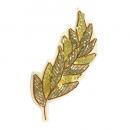 刺繍ブローチ 羽根 フェザー ファッション アクセサリー 飾り 高さ7.5 通販