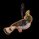 刺繍キーホルダー バード 鳥 動物 アクセサリー 飾り おしゃれ 高さ14 通販