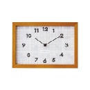 掛け時計 タイル調 オシャレ リビング ダイニング 寝室 お部屋のアクセント ホワイト