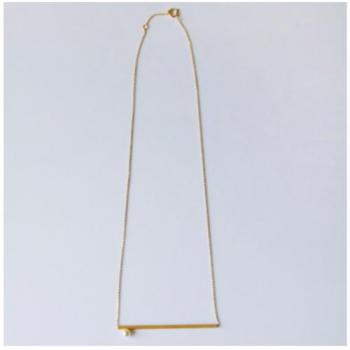 ネックレス チェーン 真鍮 シルバー パール 通販