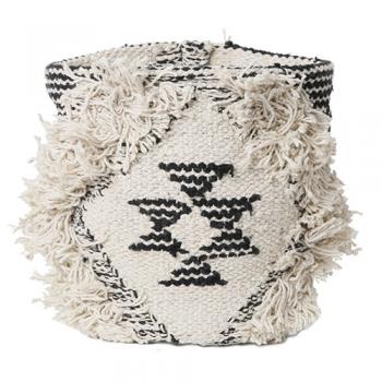 プランターカバー M 植木鉢 手織り ガーデニング 小物入れ 高さ16 通販