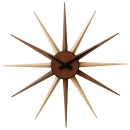 掛け時計 お部屋のイメージチェンジ 個性的 シック デザイン ブラウン