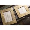 フォトスタンド フラワー柄 S ゴールド フォトフレーム 写真 高さ16 通販