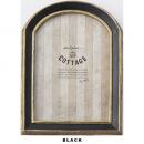 フォトフレーム ブラック アーチ型 壁掛け フォトスタンド 写真 高さ21 通販