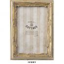 フォトフレーム アイボリー クラシカル 壁掛け 写真立て 高さ18.5 通販
