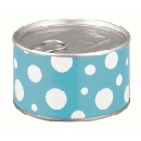 置き時計 缶 クロック かわいい カラフル 個性的 マグネット スタンド ブルー