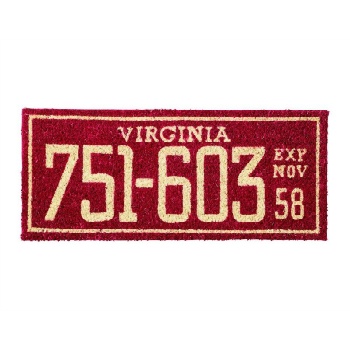 玄関マット おしゃれ かっこいい クール クラシック マット レッド