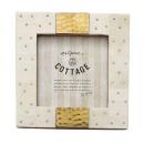 ボーン×ブラスフォトスタンド S ドット 写真 フォトフレーム 高さ14 通販