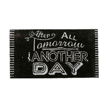 玄関マット マット コイヤマット クラシック ビンテージ シンプル 黒 ブラック かっこいい