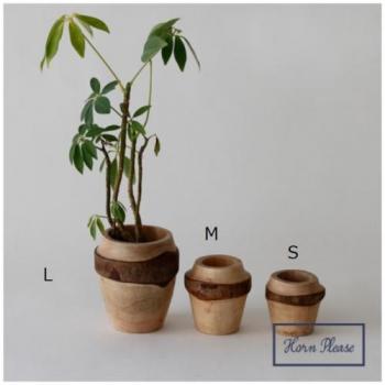 フラワーポットS 木製 おしゃれ 北欧 プランター 通販