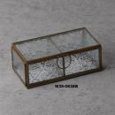 エンボスガラスボックス スクエア 小物入れ アクセサリー 収納ケース 通販