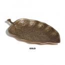 リーフプレート ゴールド トレー 小物 レトロ アンティーク 植物 幅20 通販