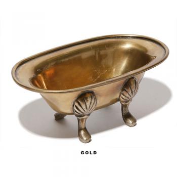 バスタブトレー ゴールド 小物 レトロ アンティーク 風呂 高さ5 通販