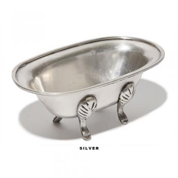 バスタブトレー シルバー 小物 レトロ アンティーク 風呂 高さ5 通販