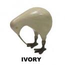 置物 アイボリー L キウイ 動物 インテリア 木製 ウッド アニマル 高さ14 通販