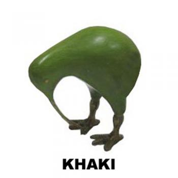 置物 カーキ L キウイ 動物 インテリア 木製 ウッド アニマル 高さ14 通販