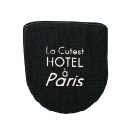 トイレのフタカバー 洗浄便座用 シンプル シック アメリカン 手洗い洗濯 ブラック