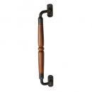 アイアンウッドドアハンドル 取っ手  DIY アンティーク 木製 長さ35.5 通販