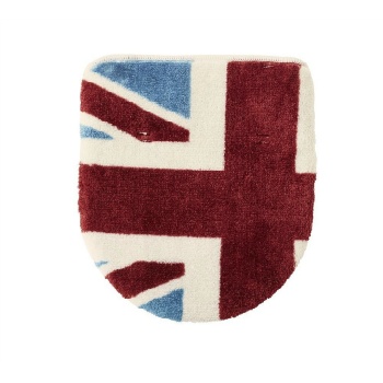 トイレのフタカバー 洗浄便座用 おしゃれ 個性的 インパクト イメージチェンジ イギリス レッド