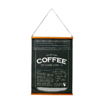 タペストリー 壁にアクセント オシャレ モダン アンティーク コーヒー ブラック 高さ70