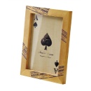 フォトフレーム フォトアート 写真立て かわいい トランプ スペード L判 高さ18