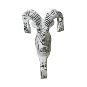 フック ウォールフック 壁掛け 小物掛け 鍵 おしゃれ アニマル 羊 ホワイト 高さ12.5