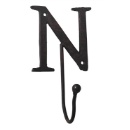 フック ウォールハンガー 壁かけ 小物掛け アルファベット インテリア 高さ22 N