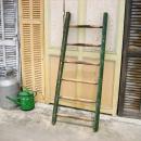 緑のはしご アンティーク調 おしゃれ シャビー フランス グリーン ガーデン雑貨 鈴 高さ134