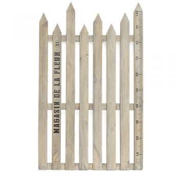 ガーデンフェンス L タテ 木製 ホワイト アンティーク調 おしゃれ エクステリア フレンチ