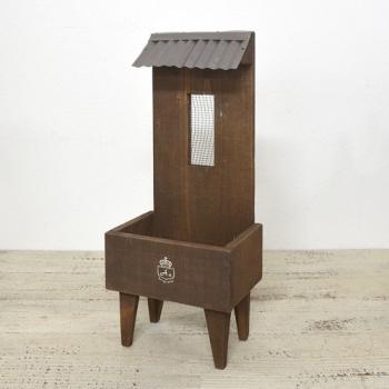 スタンドルーフボックス 木製 ナチュラル ブラウン ガーデン雑貨 プランタースタンド プランター