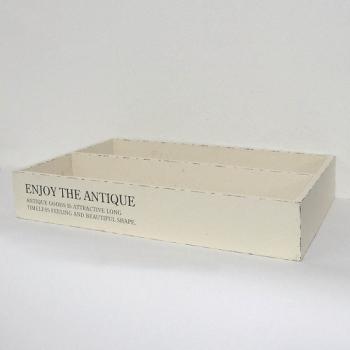 ボックスシェルフ 2段 ホワイト プランタースタンド ケース 木製 ナリュラル ガーデン雑貨