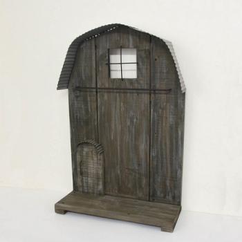 ジャンクプランター ウェアーハウス シェルフ アンティーク調 木製 スチール おしゃれ アイアン