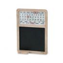 ブラックボードカレンダー アンティーク調 ナチュラル 木製 英字 卓上 ディスプレイ 壁掛け