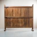 WOODパーテーション アンティーク家具 おしゃれ 木製 ブラウン ナチュラル 鍵 幅217