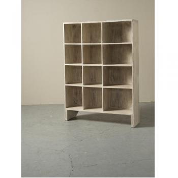 シェルフ アンティーク家具 おしゃれ 木製 ホワイト 4段 棚 ラック フレンチ 高さ158