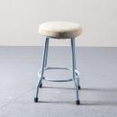 アイアンスツール アンティーク家具 おしゃれ ホワイト グレー かっこいい 椅子 高さ50