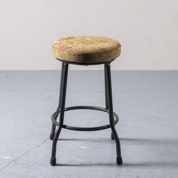 アイアンスツール アンティーク家具 おしゃれ ブラック ブラウン かっこいい 椅子 高さ50