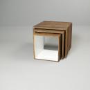 ウッドラック アンティーク家具 おしゃれ 木製 ミディアムブラウン棚 ナチュラル 高さ42