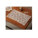 花ランチョンマット6枚 ハンドメイド 白 ホワイト 手編み レース おしゃれ ナチュラル 北欧