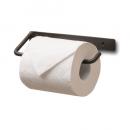 トイレットペパーホルダー シングル アイアン サニタリー ブラック 黒 アンティーク調 西洋風