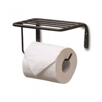 トイレットペパーホルダー シングル アイアン サニタリー ブラック 黒 アンティーク調 西洋風