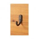 アイアンフック 3個セット ブラック 黒 DIY 壁掛け シンプル かわいい おしゃれ 帽子 コート