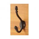 アイアンフック 2個セット ブラック 黒 DIY 壁掛け シンプル かわいい おしゃれ 帽子 コート