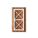 Petit monde ウィンドウフレーム ホワイト 白 ディスプレイ 壁掛け 小窓 木製 窓枠