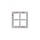 Petit monde ウィンドウフレーム ブルー 青 ディスプレイ 壁掛け 小窓 木製 窓枠