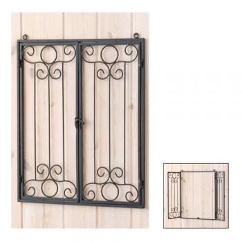 ウォールウィンドウスクエア ディスプレイ 壁掛け 小窓 窓枠 アイアン ウォールデコレーション