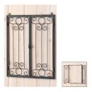 ウォールウィンドウスクエア ディスプレイ 壁掛け 小窓 窓枠 アイアン ウォールデコレーション