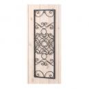 ウォールデコ レクタングルフラワー 壁掛け 小窓 窓枠 アイアン ウォールデコレーション