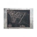 ヴィンテージマップ 地図 ポスター 柄 コットン 布 ファブリック ニューヨーク タペストリー