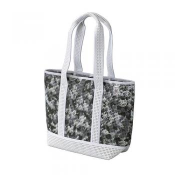 SPICE ライトトートバッグ グレーカモフラージュ 2個セット メッシュ 防水 高さ33.5